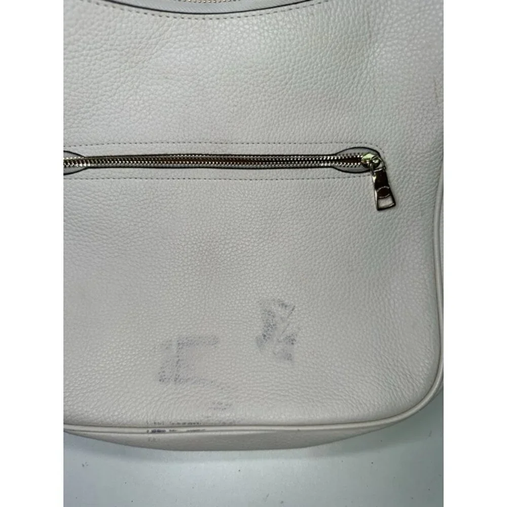 For Repair - Coach Ellie File Crossbody Purse Bag White - C1648 Pebbled LEATHER